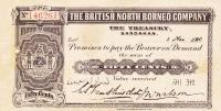 p13 from British North Borneo: 50 Cents from 1916